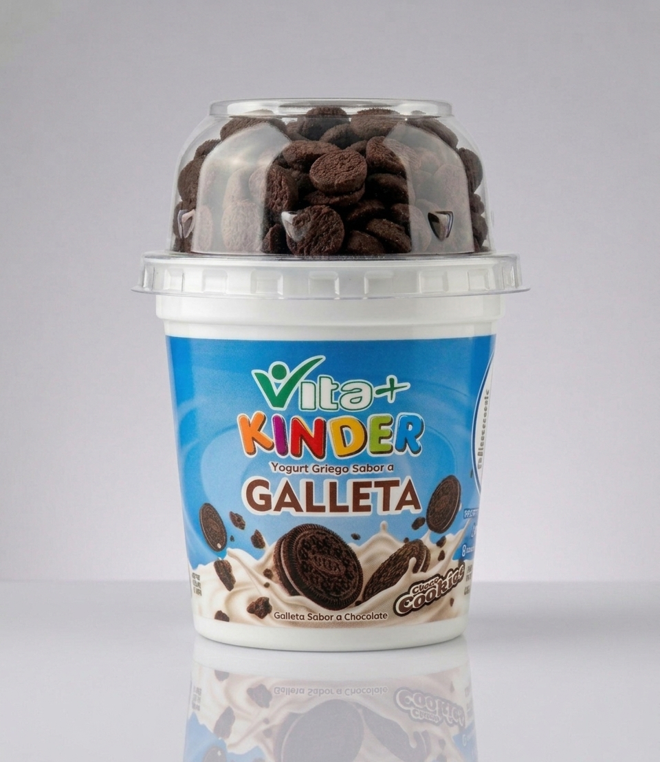 Yogurt, sabor a galleta